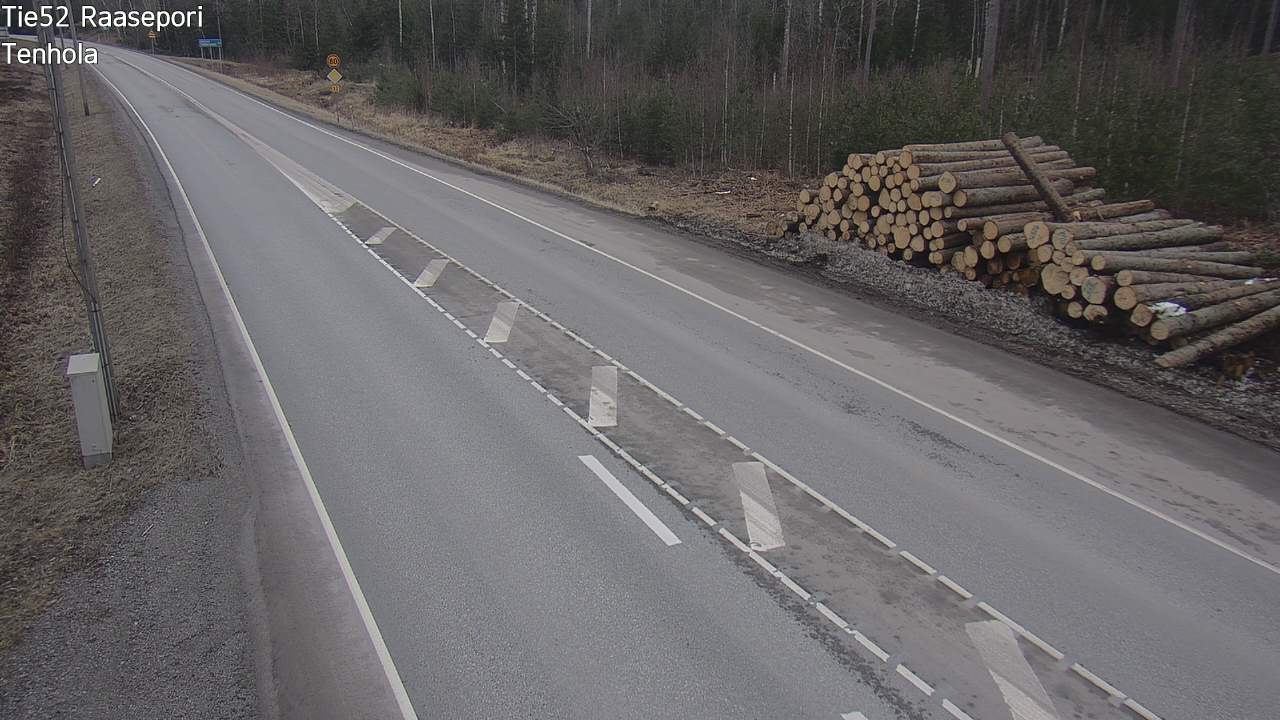Weather Camera Image Väg 52 Raseborg, Tenhola, Raasepori, Uusimaa