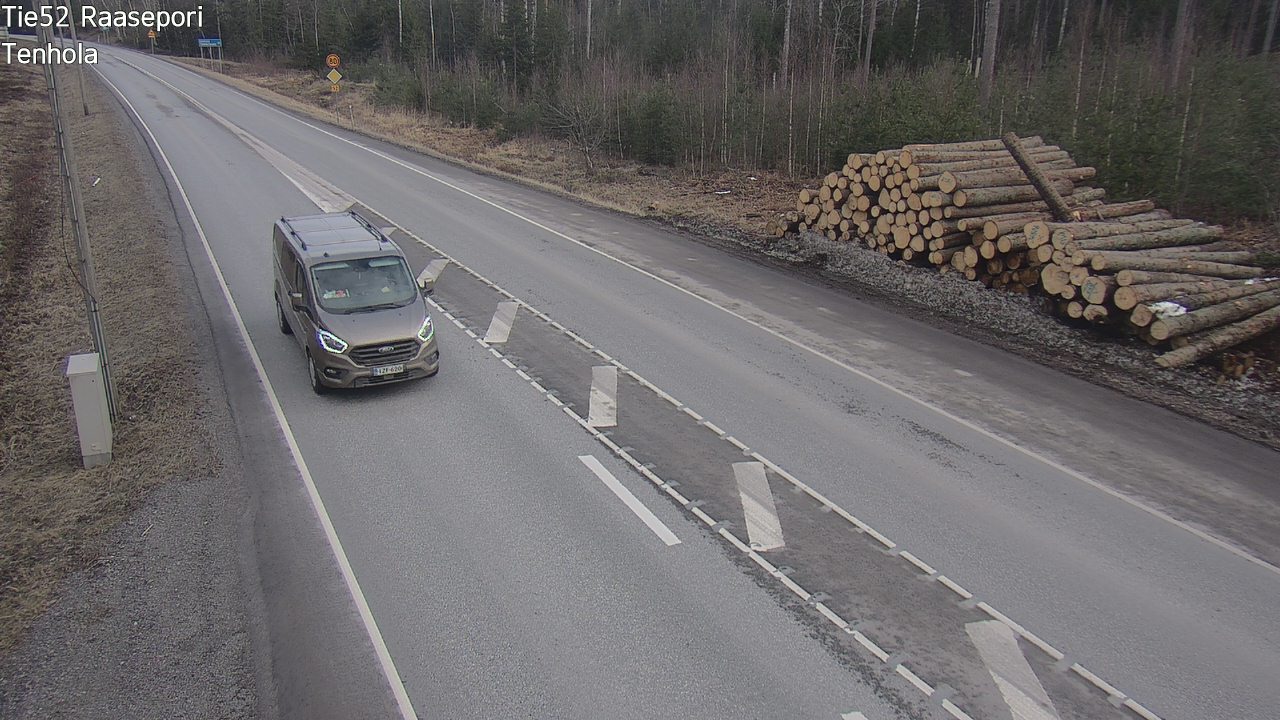 Weather Camera Image Road 52 Raasepori, Tenhola, Raasepori, Uusimaa