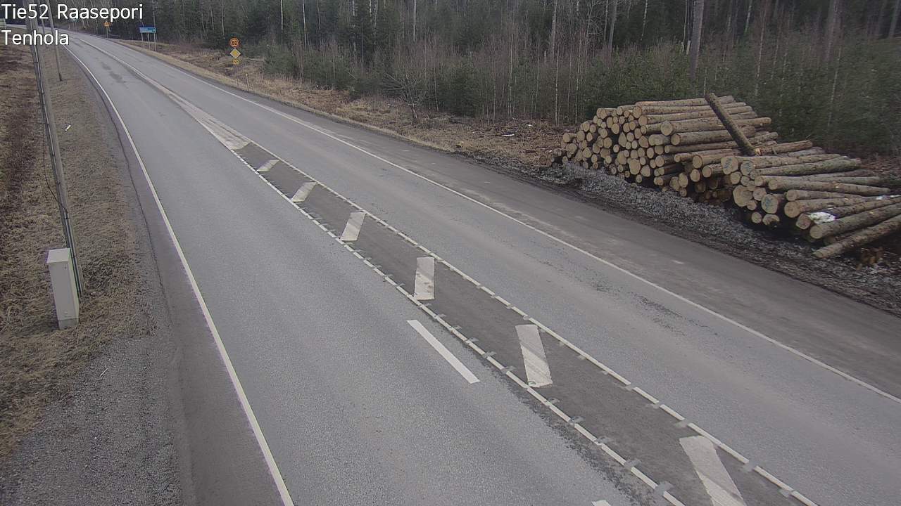 Weather Camera Image Road 52 Raasepori, Tenhola, Raasepori, Uusimaa