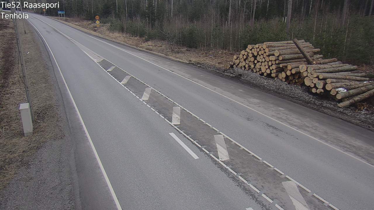 Weather Camera Image Road 52 Raasepori, Tenhola, Raasepori, Uusimaa