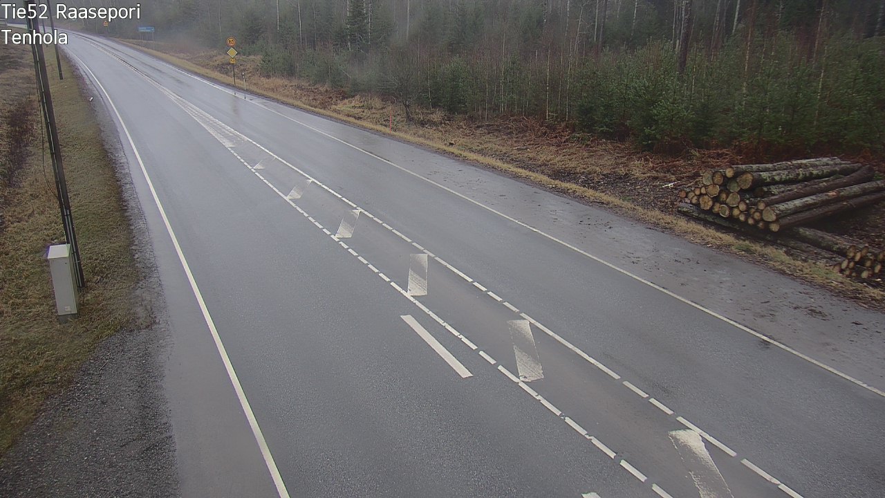 Weather Camera Image Väg 52 Raseborg, Tenhola, Raasepori, Uusimaa
