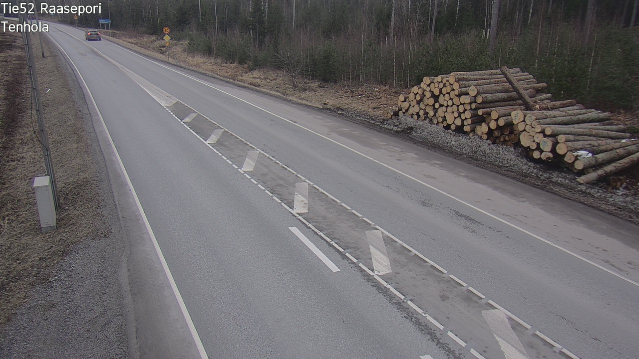 Weather Camera Image Väg 52 Raseborg, Tenhola, Raasepori, Uusimaa
