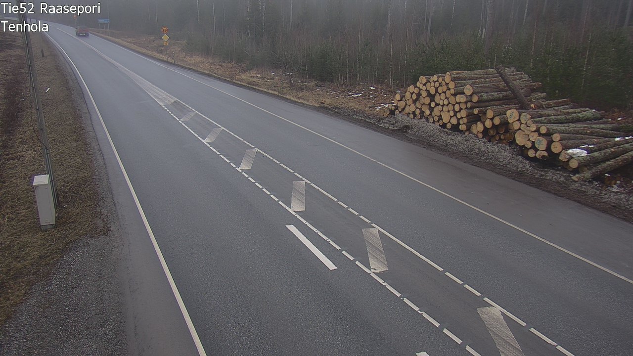 Weather Camera Image Road 52 Raasepori, Tenhola, Raasepori, Uusimaa