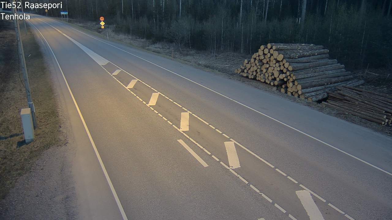 Weather Camera Image Road 52 Raasepori, Tenhola, Raasepori, Uusimaa