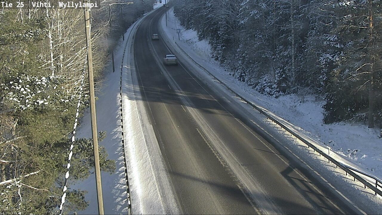 Weather Camera Image Road 25 Lohja Myllylampi, Lohja, Uusimaa