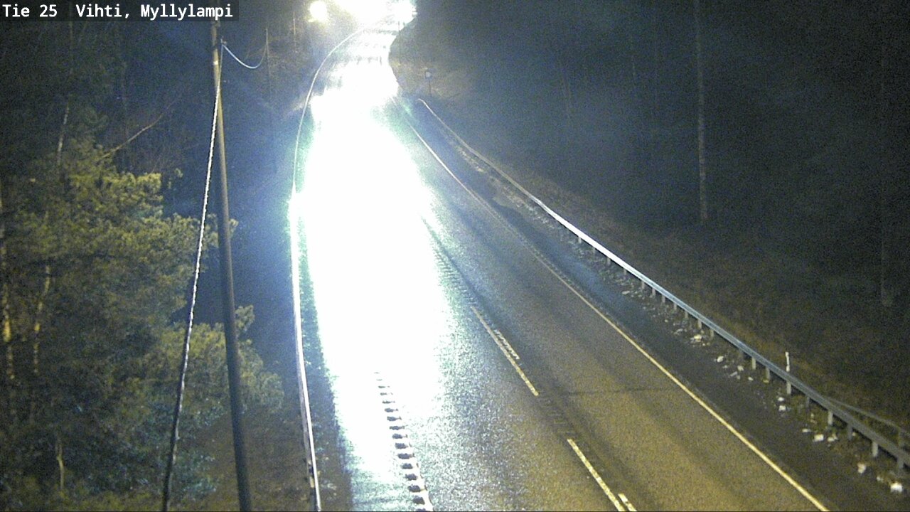 Weather Camera Image Väg 25 Lojo Myllylampi, Lohja, Uusimaa