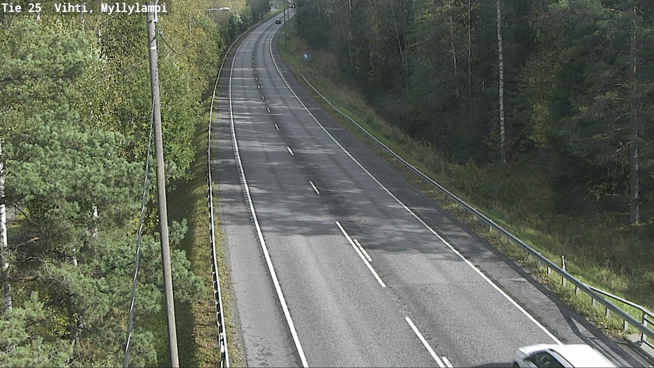 Weather Camera Image Väg 25 Lojo Myllylampi, Lohja, Uusimaa