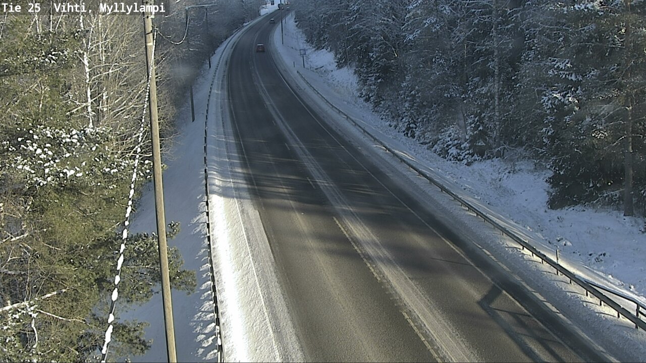 Weather Camera Image Road 25 Lohja Myllylampi, Lohja, Uusimaa