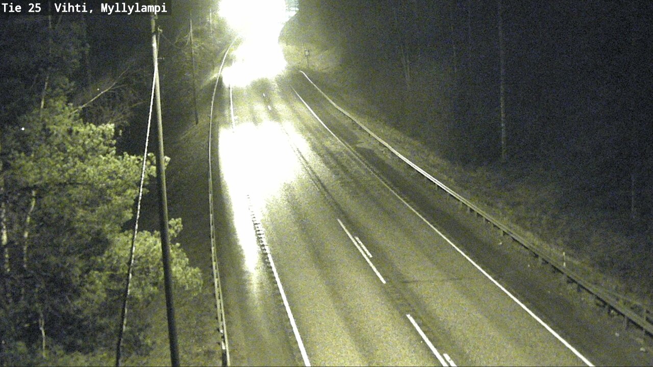 Weather Camera Image Väg 25 Lojo Myllylampi, Lohja, Uusimaa
