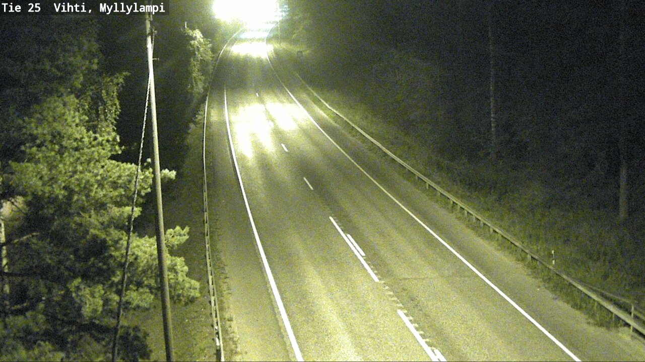 Weather Camera Image Road 25 Lohja Myllylampi, Lohja, Uusimaa