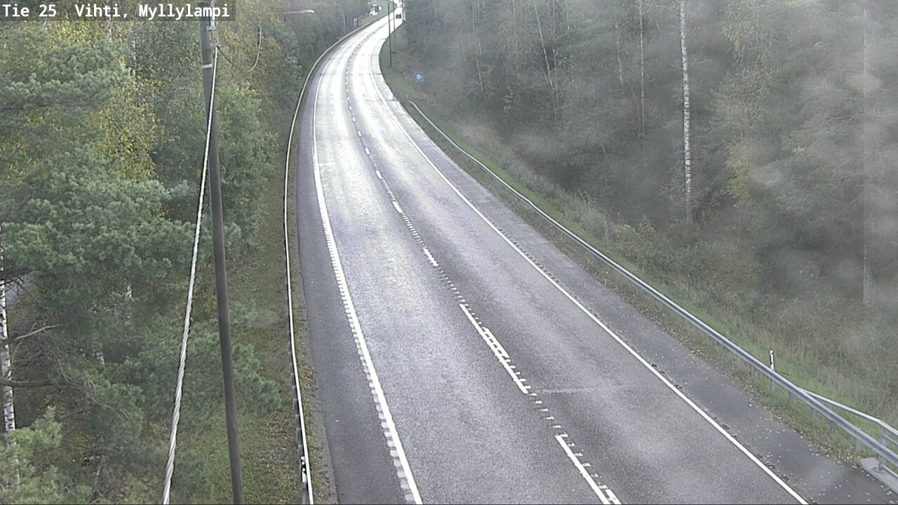 Weather Camera Image Road 25 Lohja Myllylampi, Lohja, Uusimaa