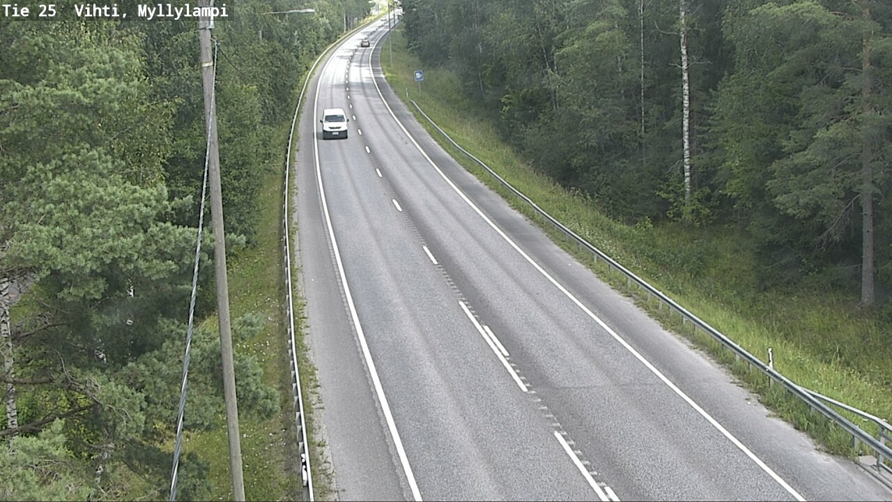 Weather Camera Image Road 25 Lohja Myllylampi, Lohja, Uusimaa