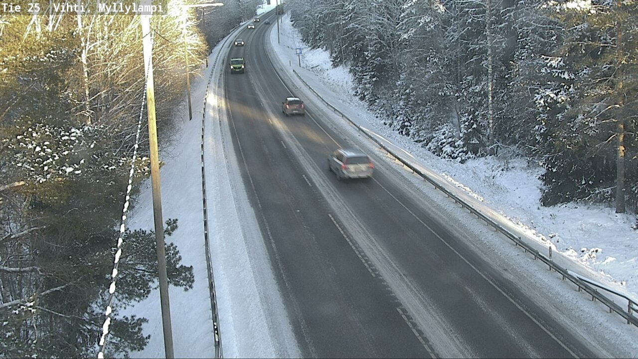 Weather Camera Image Road 25 Lohja Myllylampi, Lohja, Uusimaa