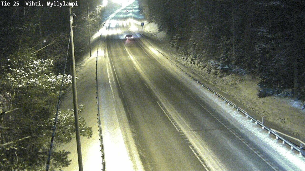 Weather Camera Image Road 25 Lohja Myllylampi, Lohja, Uusimaa