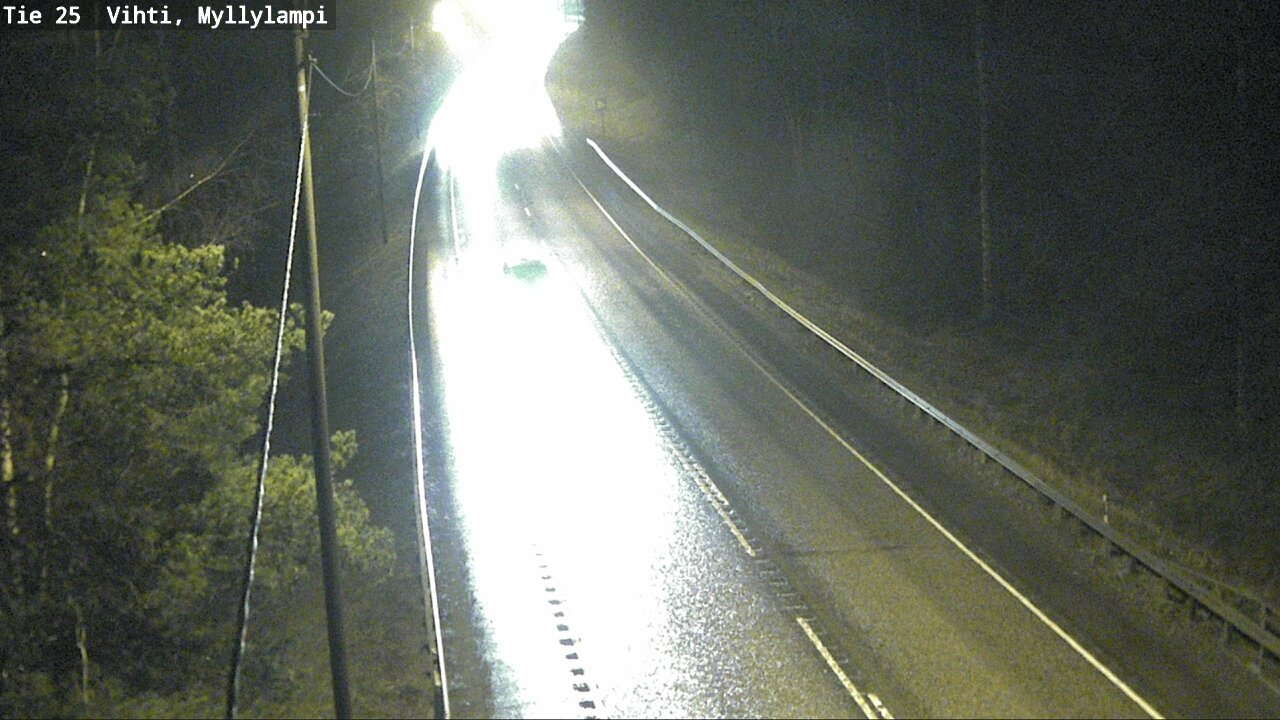 Weather Camera Image Väg 25 Lojo Myllylampi, Lohja, Uusimaa