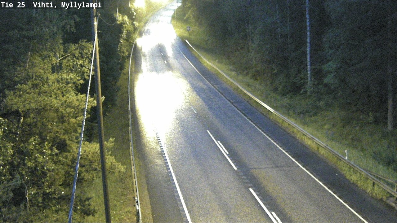 Weather Camera Image Road 25 Lohja Myllylampi, Lohja, Uusimaa