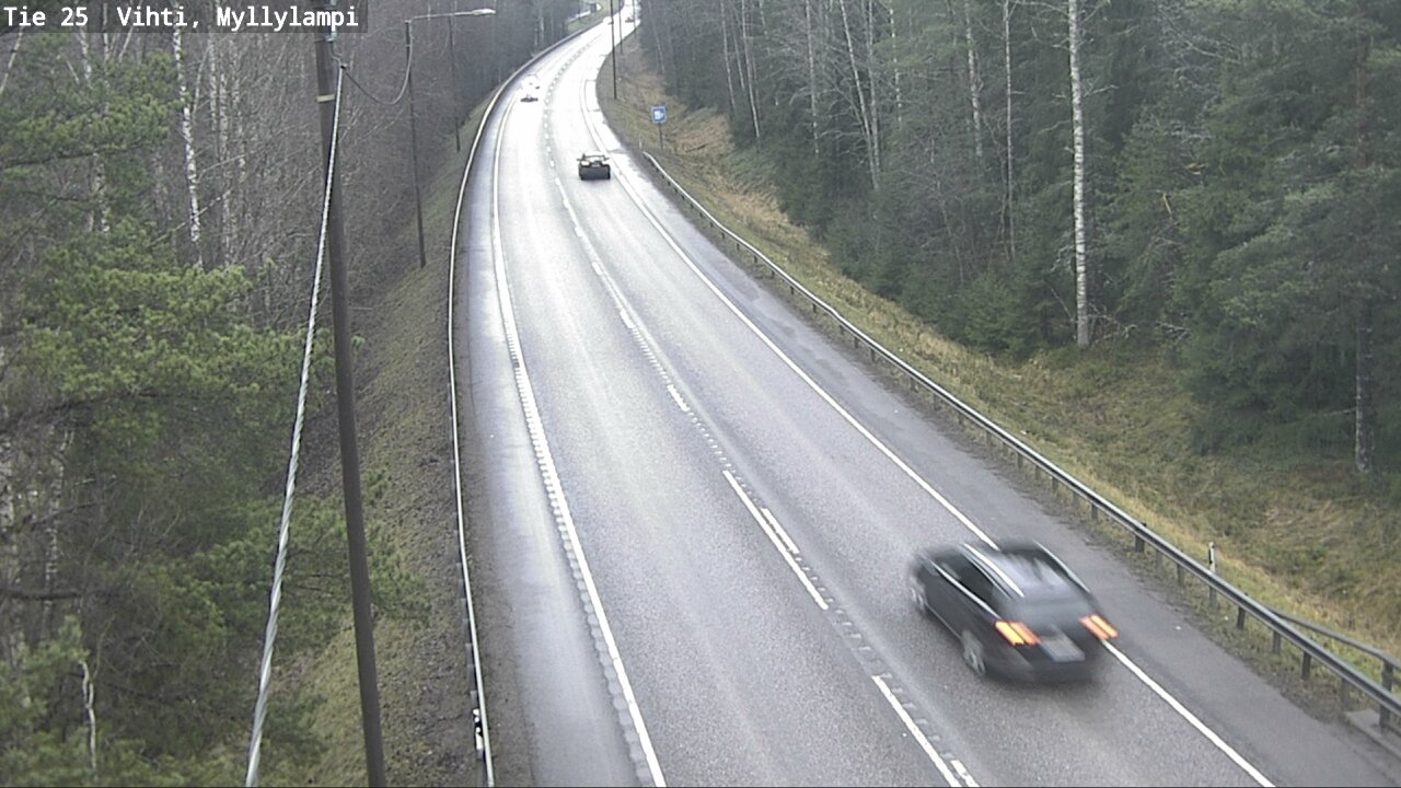 Weather Camera Image Road 25 Lohja Myllylampi, Lohja, Uusimaa
