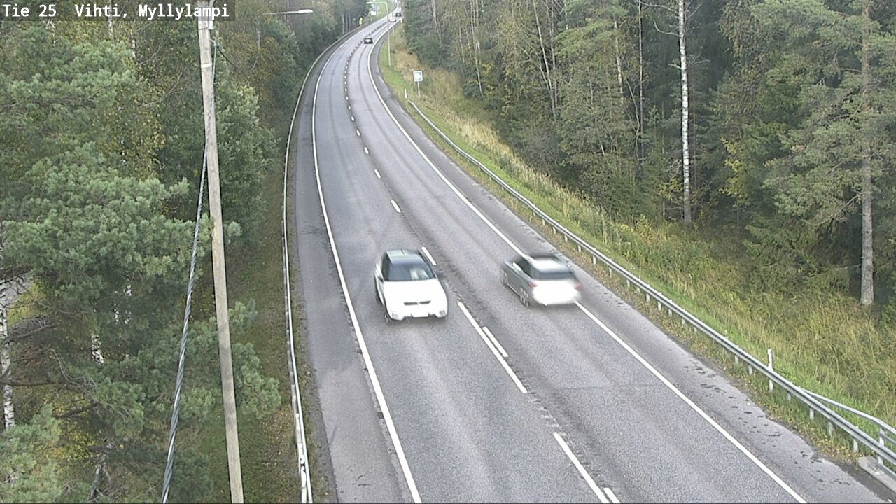 Weather Camera Image Road 25 Lohja Myllylampi, Lohja, Uusimaa