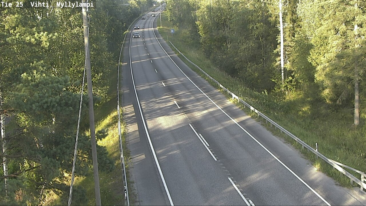 Weather Camera Image Road 25 Lohja Myllylampi, Lohja, Uusimaa