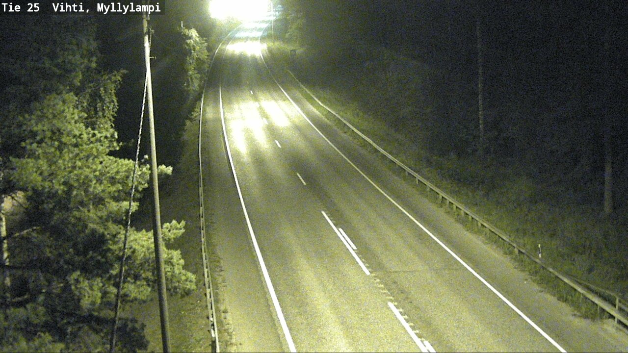 Weather Camera Image Road 25 Lohja Myllylampi, Lohja, Uusimaa