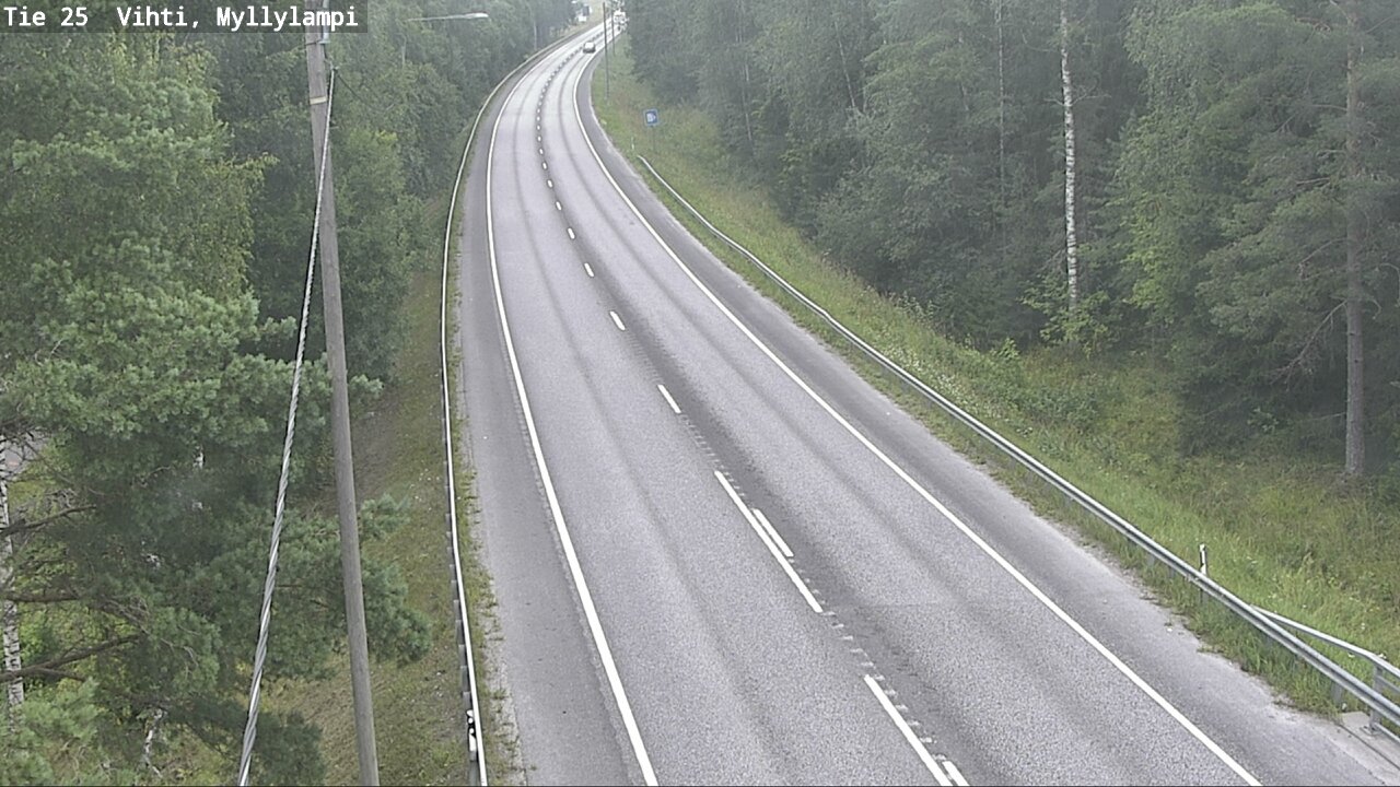 Weather Camera Image Road 25 Lohja Myllylampi, Lohja, Uusimaa