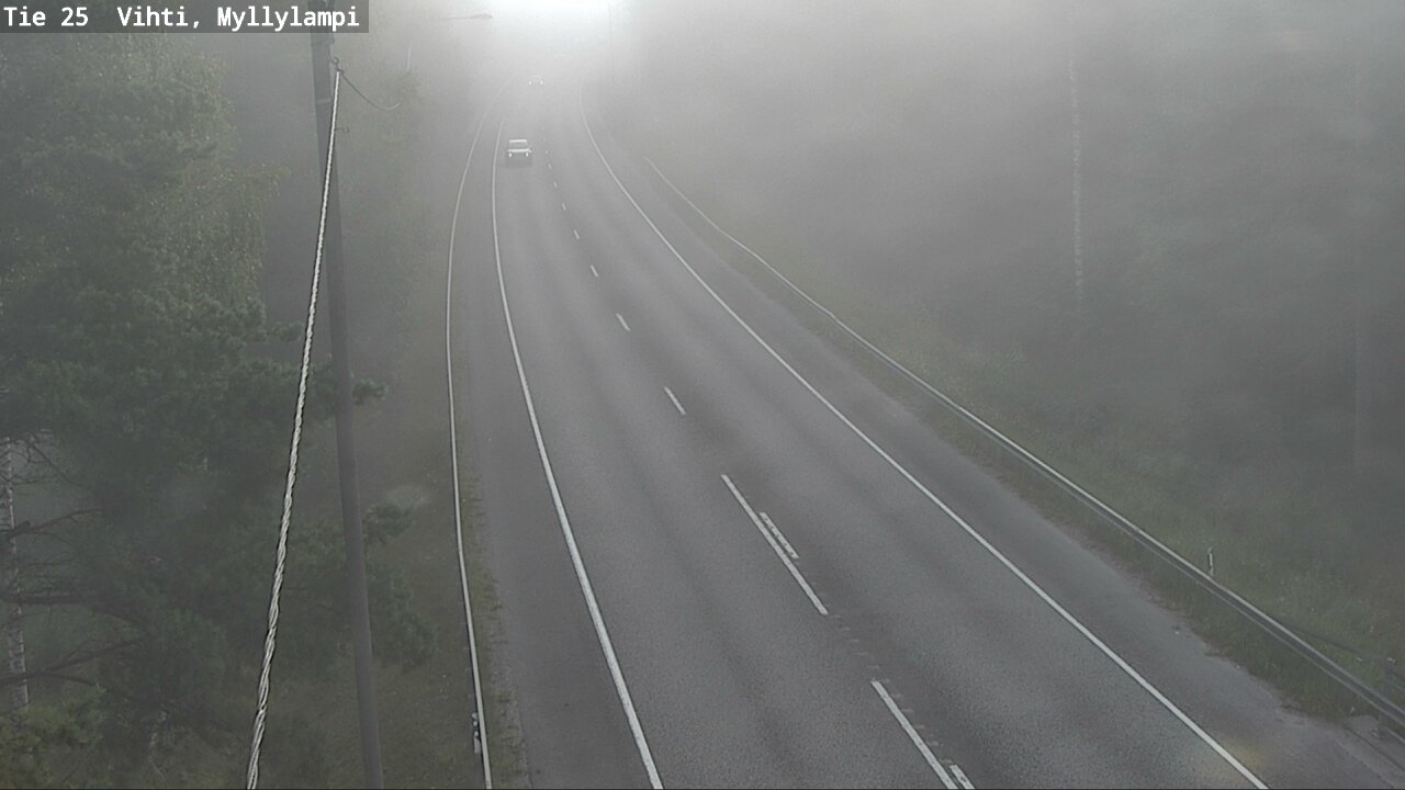 Weather Camera Image Road 25 Lohja Myllylampi, Lohja, Uusimaa