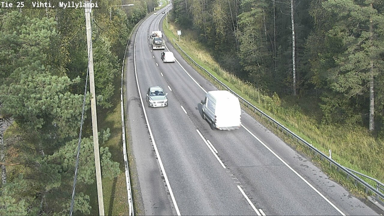 Weather Camera Image Road 25 Lohja Myllylampi, Lohja, Uusimaa