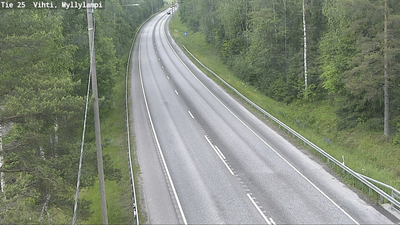 Kelikamerat Kuva Tie 25 Lohja Myllylampi, Lohja, Uusimaa