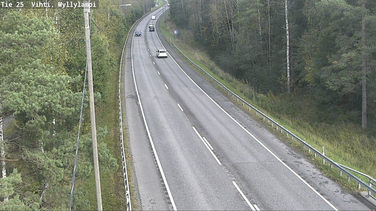 Weather Camera Image Road 25 Lohja Myllylampi, Lohja, Uusimaa