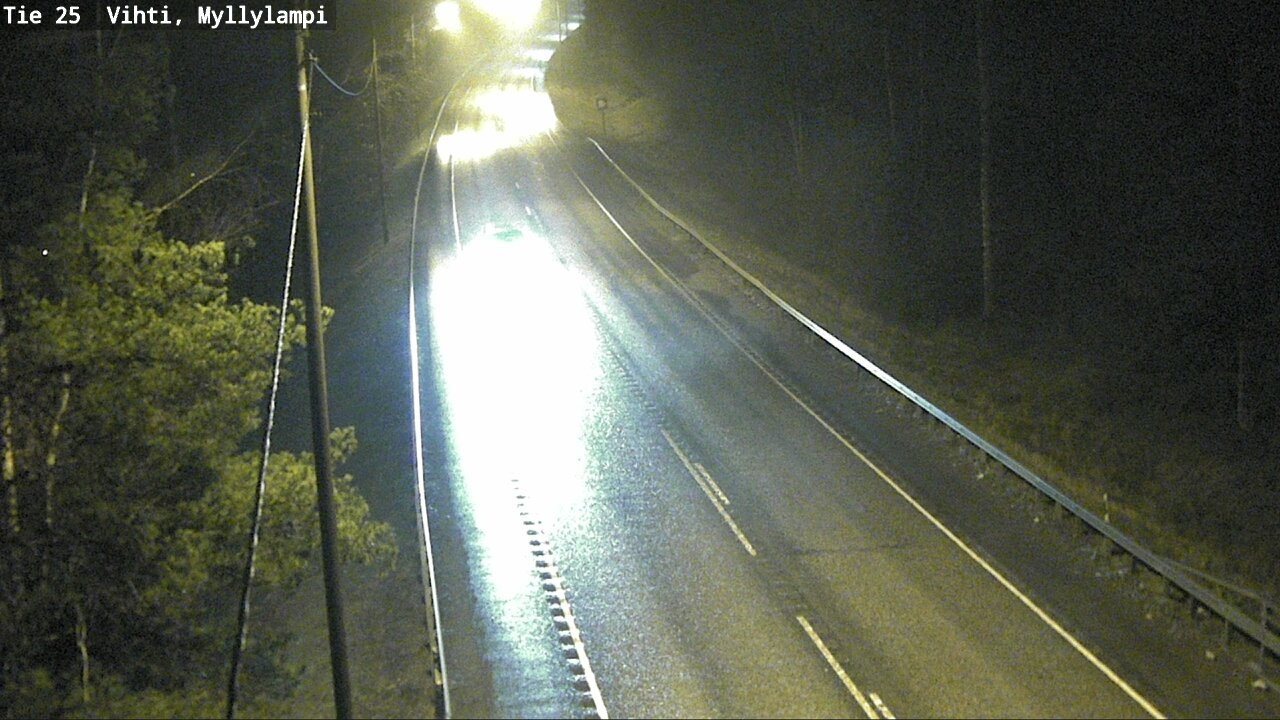 Weather Camera Image Väg 25 Lojo Myllylampi, Lohja, Uusimaa