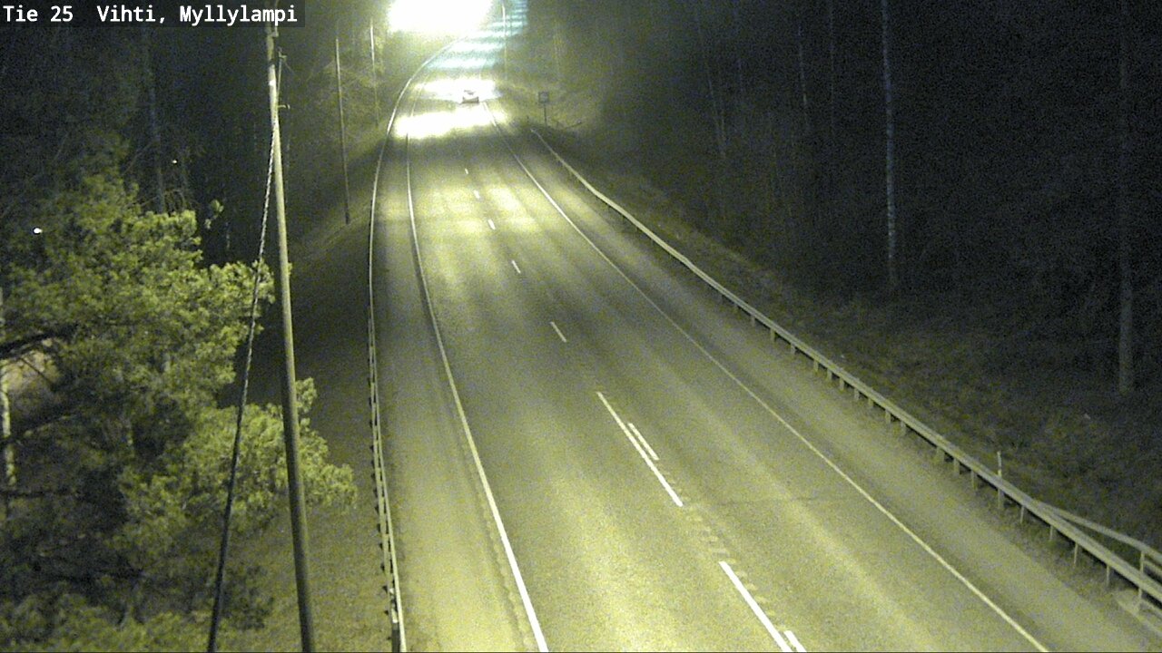 Weather Camera Image Road 25 Lohja Myllylampi, Lohja, Uusimaa
