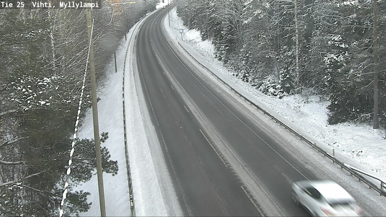 Weather Camera Image Road 25 Lohja Myllylampi, Lohja, Uusimaa
