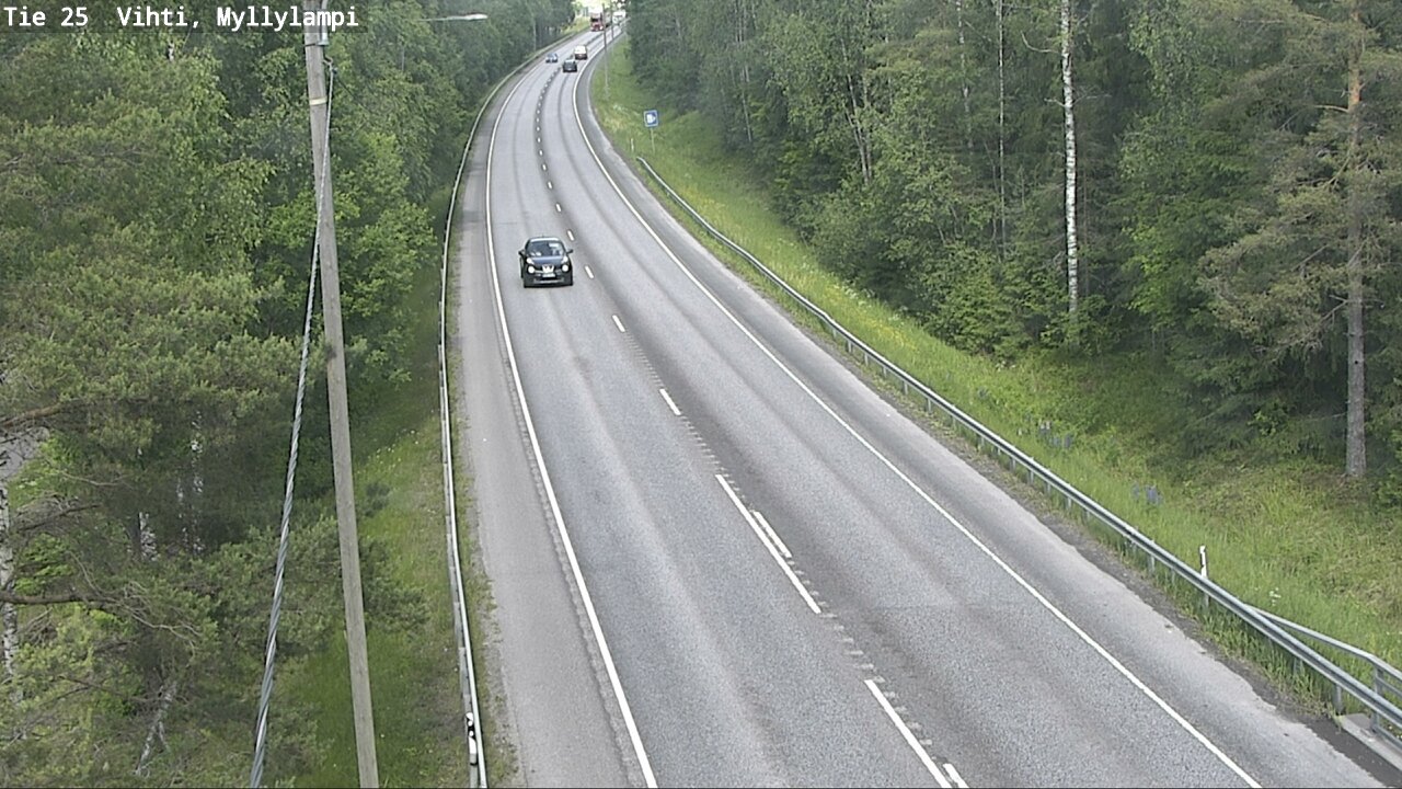 Kelikamerat Kuva Tie 25 Lohja Myllylampi, Lohja, Uusimaa
