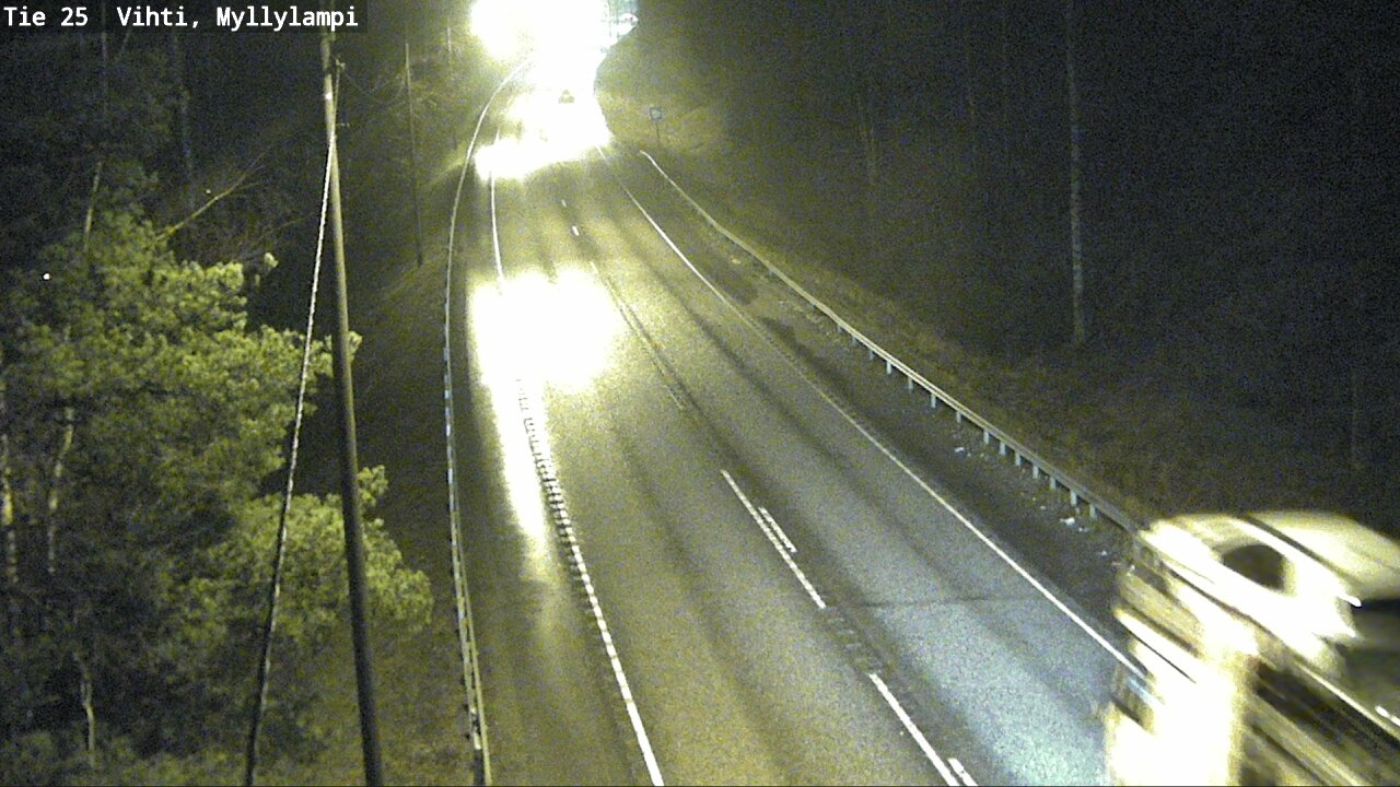 Weather Camera Image Väg 25 Lojo Myllylampi, Lohja, Uusimaa