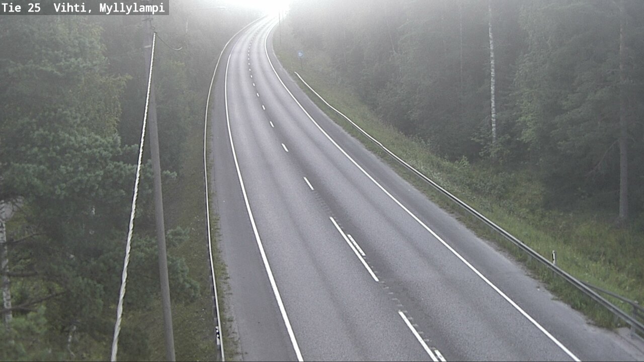Weather Camera Image Road 25 Lohja Myllylampi, Lohja, Uusimaa
