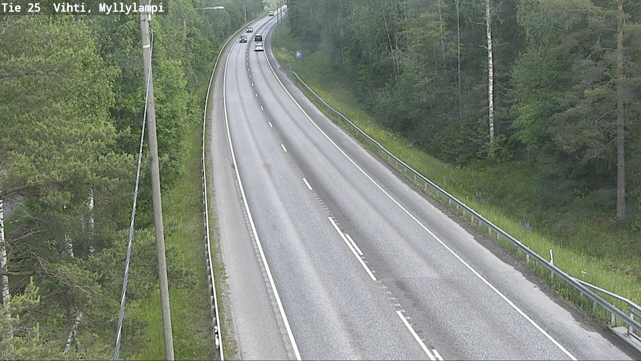 Kelikamerat Kuva Tie 25 Lohja Myllylampi, Lohja, Uusimaa