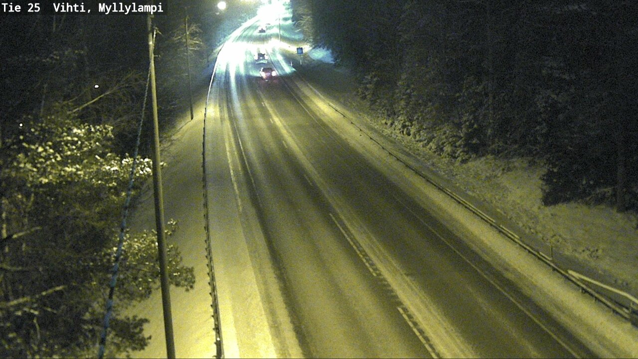 Weather Camera Image Road 25 Lohja Myllylampi, Lohja, Uusimaa