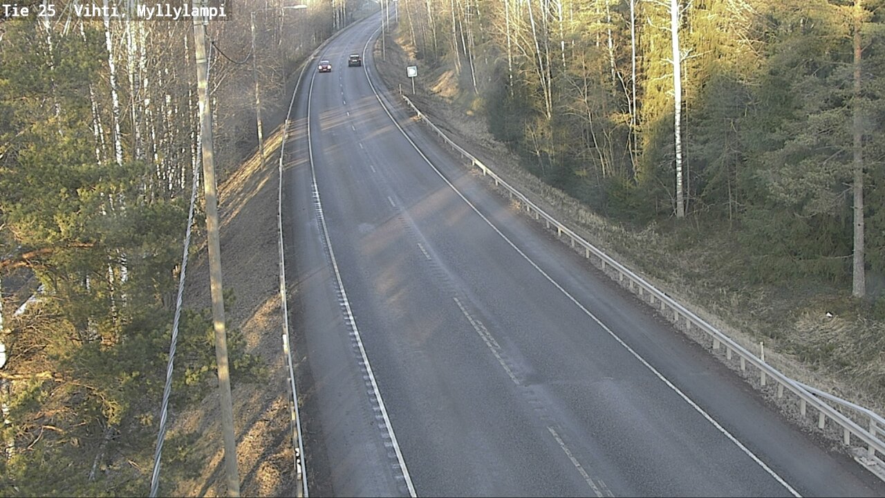 Weather Camera Image Road 25 Lohja Myllylampi, Lohja, Uusimaa