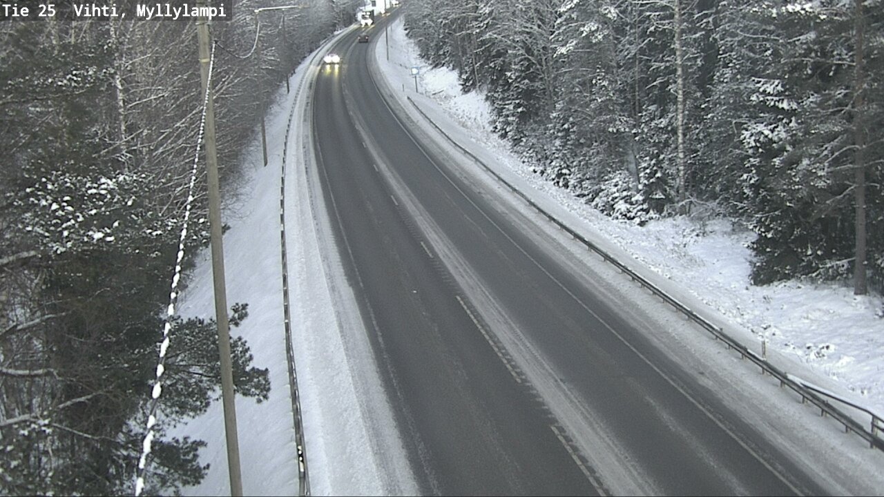 Weather Camera Image Road 25 Lohja Myllylampi, Lohja, Uusimaa