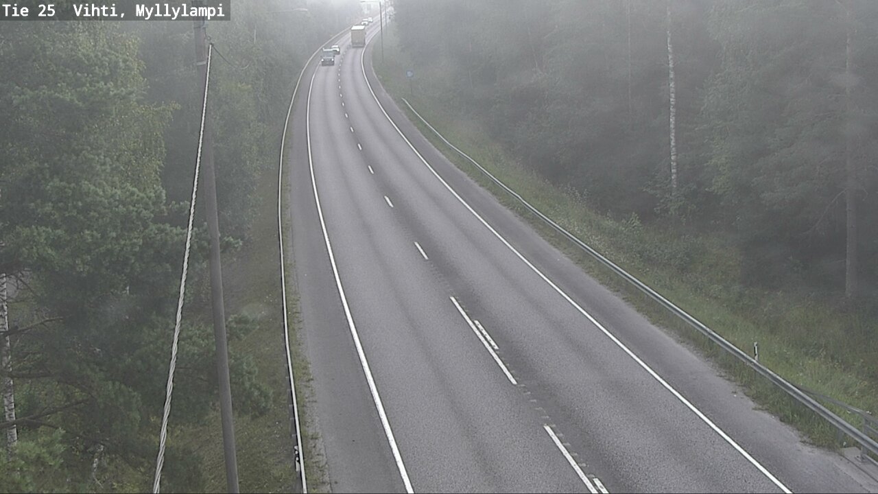 Weather Camera Image Road 25 Lohja Myllylampi, Lohja, Uusimaa