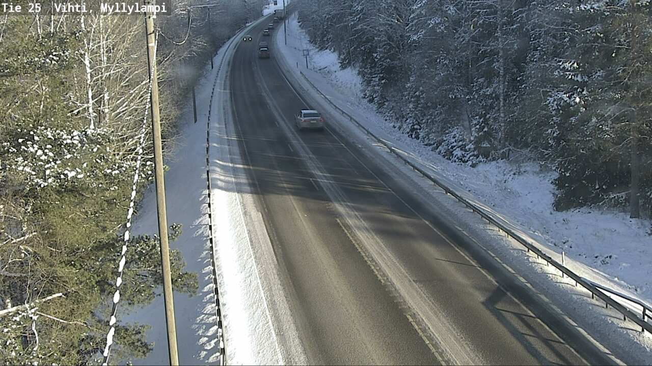 Weather Camera Image Road 25 Lohja Myllylampi, Lohja, Uusimaa