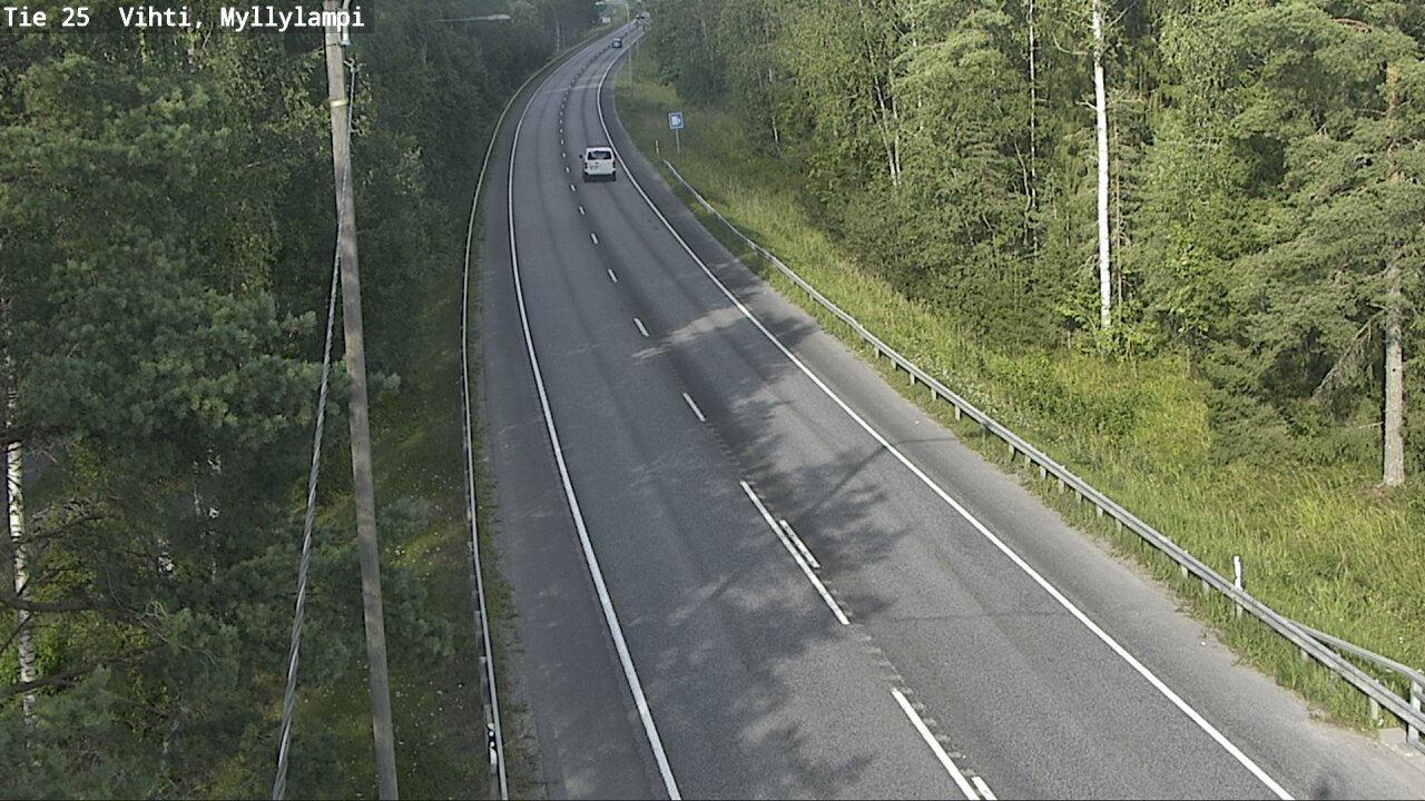 Weather Camera Image Road 25 Lohja Myllylampi, Lohja, Uusimaa