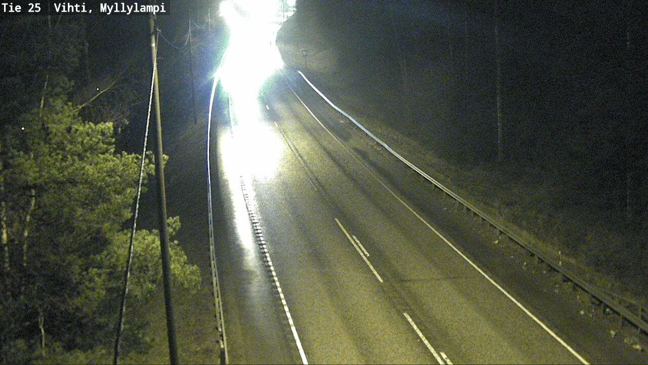 Weather Camera Image Väg 25 Lojo Myllylampi, Lohja, Uusimaa