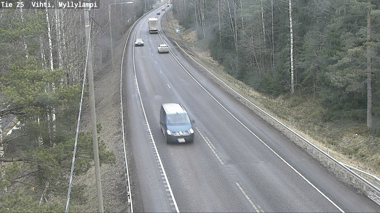 Weather Camera Image Road 25 Lohja Myllylampi, Lohja, Uusimaa