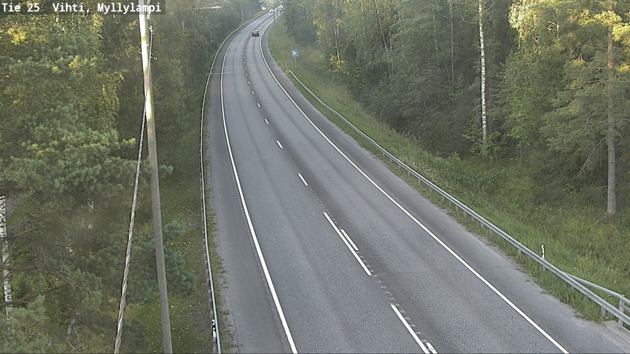 Weather Camera Image Road 25 Lohja Myllylampi, Lohja, Uusimaa