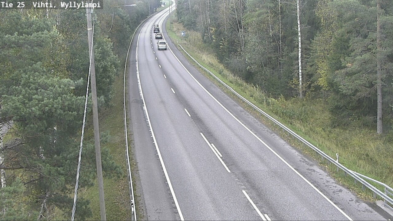 Weather Camera Image Road 25 Lohja Myllylampi, Lohja, Uusimaa