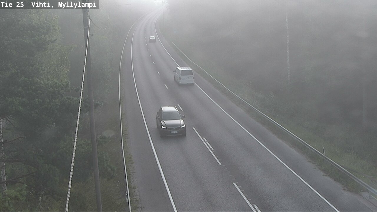 Weather Camera Image Road 25 Lohja Myllylampi, Lohja, Uusimaa
