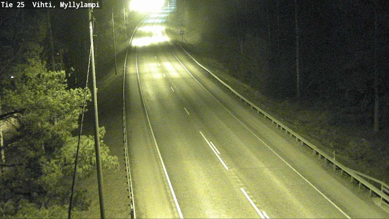 Weather Camera Image Road 25 Lohja Myllylampi, Lohja, Uusimaa