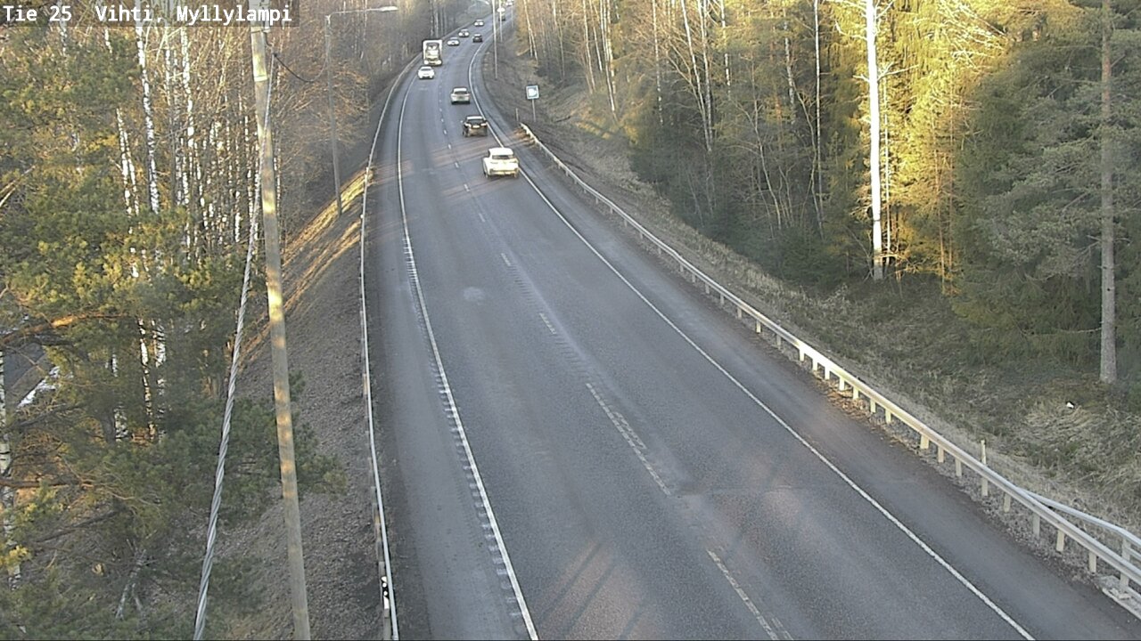 Weather Camera Image Road 25 Lohja Myllylampi, Lohja, Uusimaa