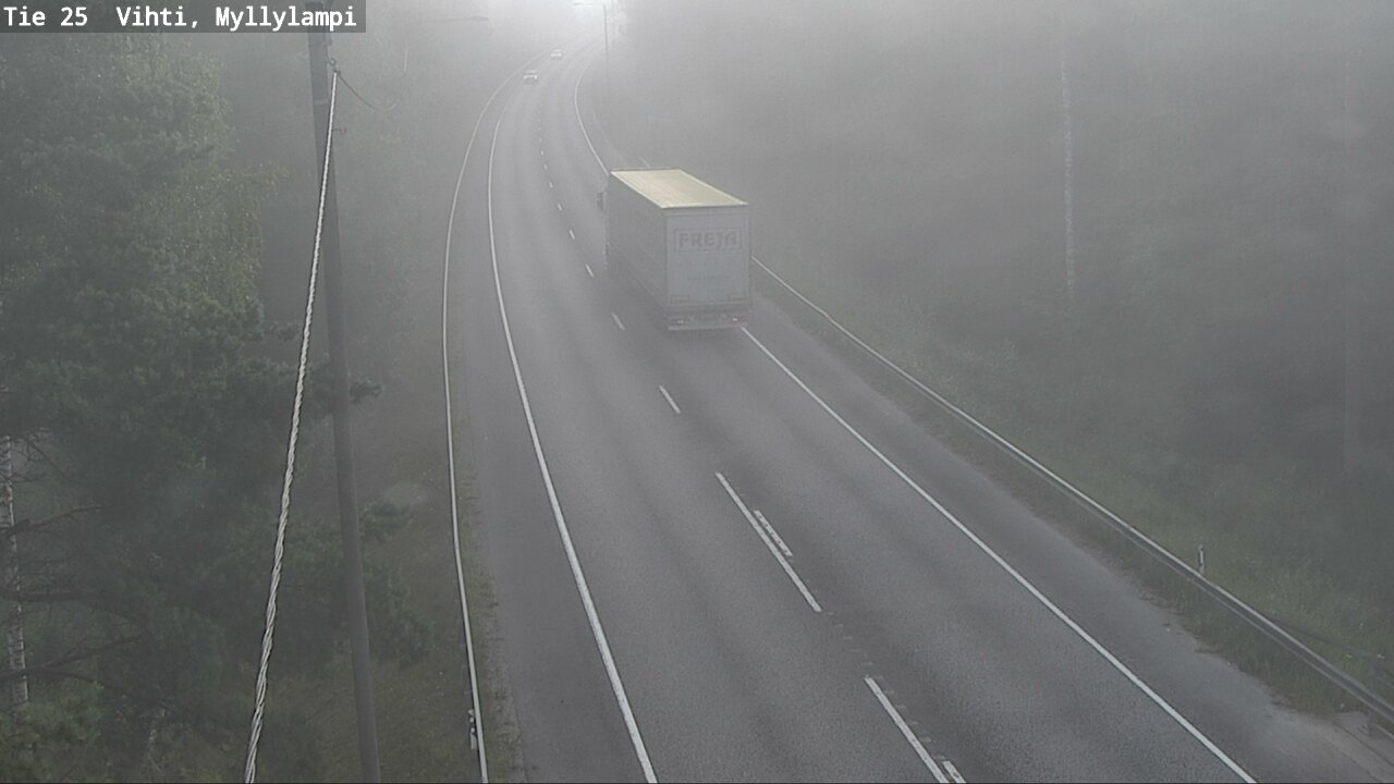 Weather Camera Image Road 25 Lohja Myllylampi, Lohja, Uusimaa